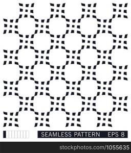 Seamless texture in a cage. Design recurring ornament from primitive geometric figures. Vector pattern from squares. Seamless texture in a cage. Vector pattern from squares