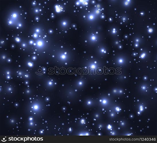 Seamless texture night sky with snow. Storm at night. Vector background for your creativity. Seamless texture night sky with snow. Storm at night. Vector bac