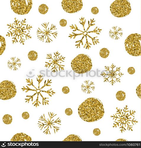 Seamless texture of bright isolated circles with glitters and snowflakes. Design illustration.. Seamless texture of bright isolated circles with glitters and snowflakes.