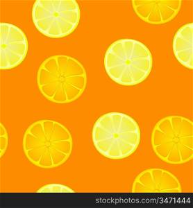 seamless texture of oranges and lemons