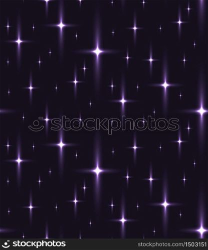 Seamless texture of the night sky with stars. Vector pattern for wrapping paper, wallpaper and your creativity. Seamless texture of the night sky with stars.