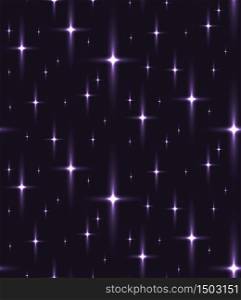 Seamless texture of the night sky with stars. Vector pattern for wrapping paper, wallpaper and your creativity. Seamless texture of the night sky with stars.