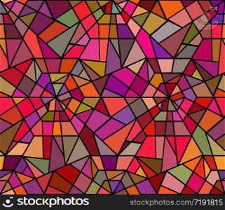 Seamless texture with a broken stained glass. Vector background. Seamless pattern. Broken window. Seamless texture with a broken stained glass. Vector background.