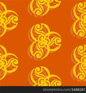 Seamless texture with ornament