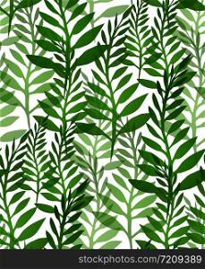 Seamless texture with plants and ferns. Vector background for your design. Seamless texture with plants and ferns. Vector background for yo