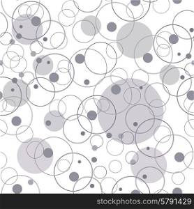 Seamless texture with rings. Abstract background. Vector Seamless texture with rings. Abstract background