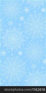 Seamless texture with tracery winter snowflakes for your creativity. Seamless texture with tracery winter snowflakes for your creativ