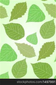 Seamless texture with transparent green leaves. Vector pattern for your creativity. Seamless texture with transparent green leaves.