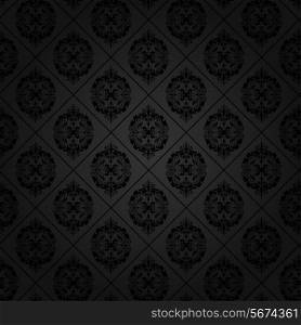 Seamless tile background of a damask style antique wallpaper