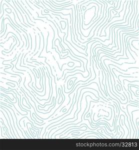 Seamless topographic contour map pattern. Vector seamless background.