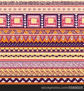 Seamless traditional culture tribal texture vector illustration