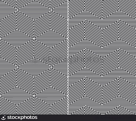 Seamless Triangle Elements Pattern