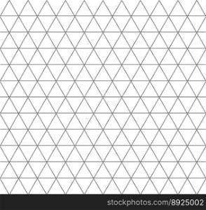 Seamless triangle geometric pattern background vector image