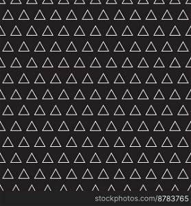 Seamless triangle outline pattern background