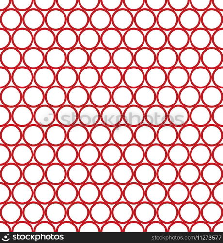 Seamless vector abstract geometric ring pattern background