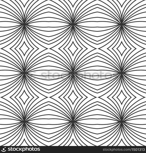 Seamless vector abstract pattern in zentangle style for texture design and design, textiles and packaging, for coloring books.