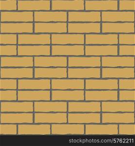 Seamless vector background of the brick wall