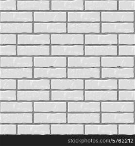 Seamless vector background of the brick wall.