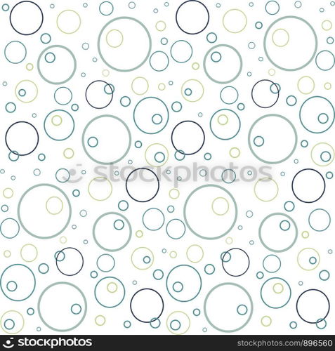Seamless vector background with bubbles