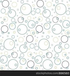 Seamless vector background with bubbles