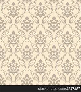 Seamless vector damask pattern. For easy making seamless pattern just drag all group into swatches bar, and use it for filling any contours.