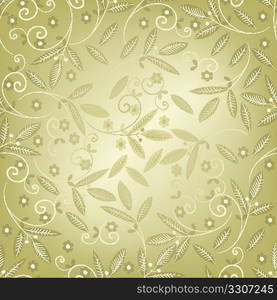 Seamless vector floral background