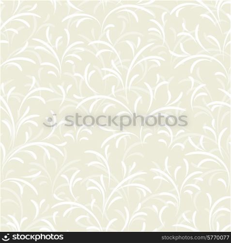 Seamless vector floral pattern. Abstract texture with branches.