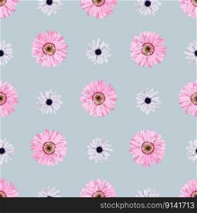 SEAMLESS VECTOR FLOWER PATTERN. Realistic flowers. Spring bright colors. Perfect design for textile and wrapping paper.. SEAMLESS VECTOR FLOWER PATTERN. Realistic flowers. Spring bright colors. Perfect design for textile and wrapping paper..