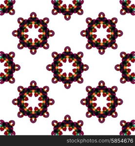 Seamless vector geometric abstract pattern. Creative round shapes made of short lines. Modern background. Seamless vector geometric abstract pattern. Creative round shapes made of short lines.