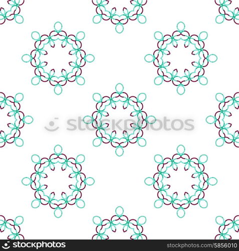 Seamless vector geometric abstract pattern. Creative round shapes made of short lines. Modern background. Seamless vector geometric abstract pattern. Creative round shapes made of short lines.