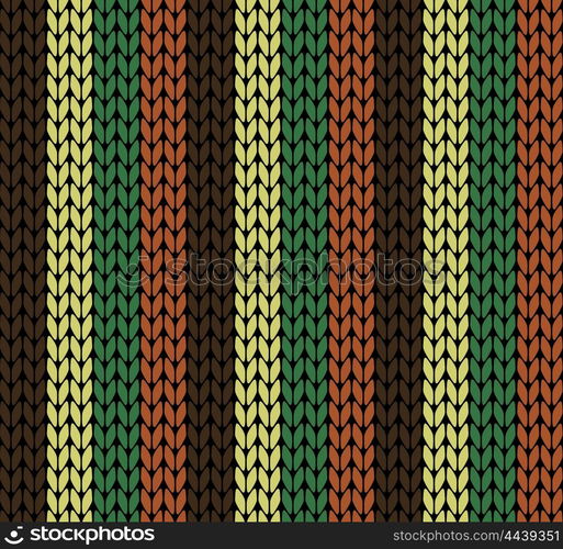 Seamless vector knitting pattern