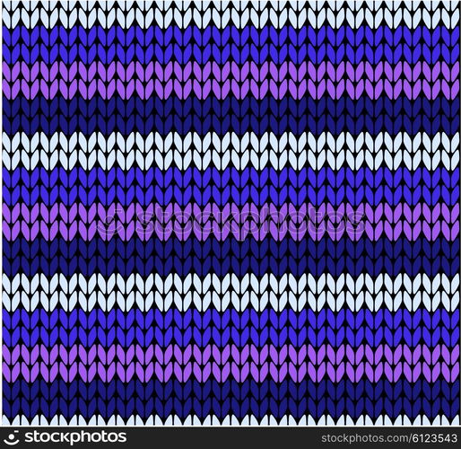 Seamless vector knitting pattern