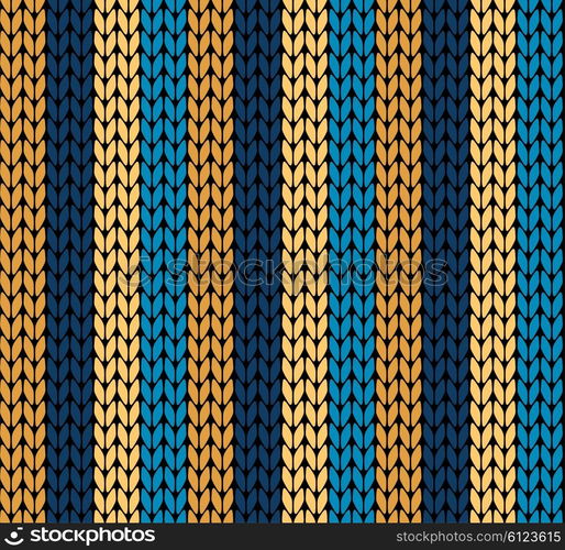 Seamless vector knitting pattern
