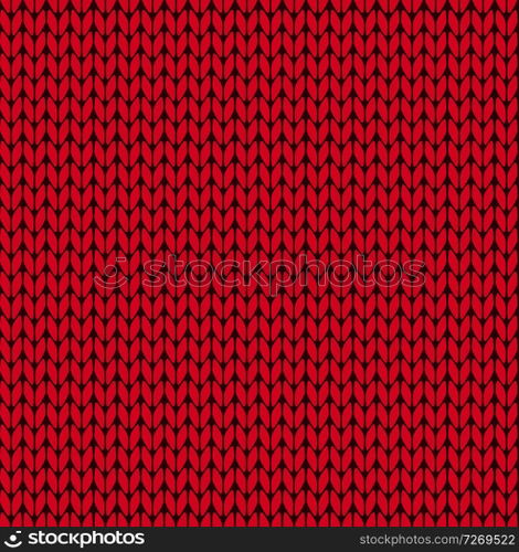 Seamless vector knitting pattern