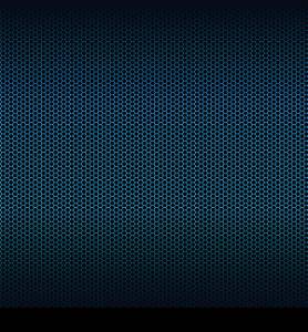 Seamless vector metal texture with blue highlight