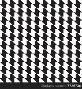 Seamless vector pattern. Abstract black and white background.