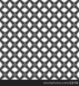 Seamless vector pattern from crosses. Endless vector geometric background. Vector illustration. Seamless vector pattern from crosses. Endless vector geometric background
