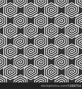 Seamless vector pattern. Geometric abstract background, fine lines. Stock monochrome texture.
