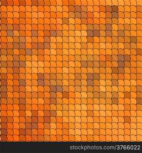 Seamless vector pattern with orange autumn tiles