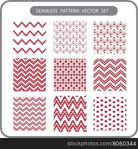 seamless vector patterns set abstract background illustration