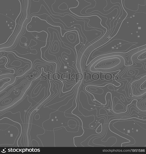 Seamless vector topographic map background. Line topography map seamless pattern. Contour background geographic grid. Mountain hiking trail over terrain.. Seamless vector topographic map background. Line topography map seamless pattern. Contour background geographic grid. Mountain hiking trail over terrain. Seamless wavy pattern.