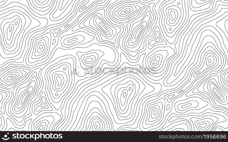 Seamless vector topographic map background white on dark. Line topography map seamless pattern. Mountain hiking trail over terrain. Contour background geographic grid.. Seamless vector topographic map background. Line topography map seamless pattern. Mountain hiking trail over terrain. Contour background geographic grid.