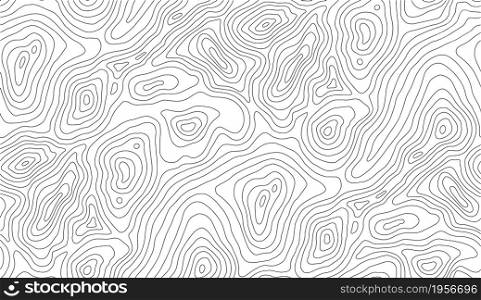 Seamless vector topographic map background white on dark. Line topography map seamless pattern. Mountain hiking trail over terrain. Contour background geographic grid.. Seamless vector topographic map background. Line topography map seamless pattern. Mountain hiking trail over terrain. Contour background geographic grid.