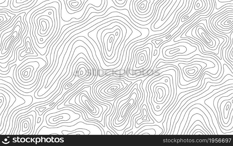 Seamless vector topographic map background white on dark. Line topography map seamless pattern. Mountain hiking trail over terrain. Contour background geographic grid.. Mountain hiking trail over terrain. Contour background geographic grid. Seamless vector topographic map background. Line topography map seamless pattern.