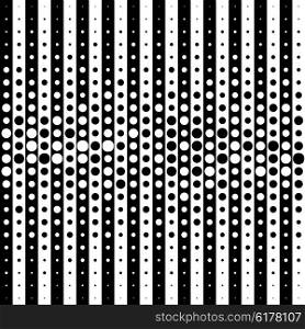 Seamless Vertical Stripe Pattern. Vector Black and White Background. Seamless Vertical Stripe Pattern