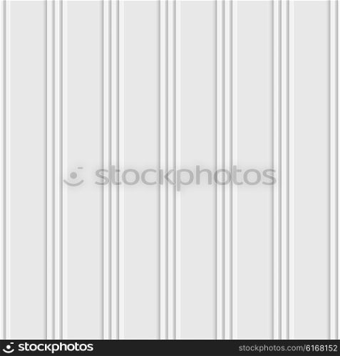 Seamless Vertical Stripe Pattern. Vector Soft Background. Regular White Texture. Seamless Vertical Stripe Pattern