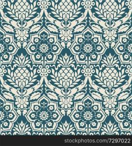 Seamless victorian pattern. Vector illustration