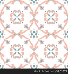 Seamless vintage background - Victorian tile in vector