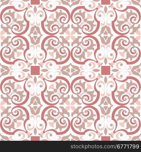 Seamless vintage background - Victorian tile in vector