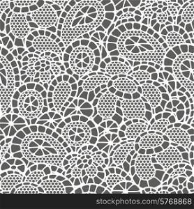 Seamless vintage fashion lace pattern with abstract flowers.. Seamless vintage fashion lace pattern with abstract flowers